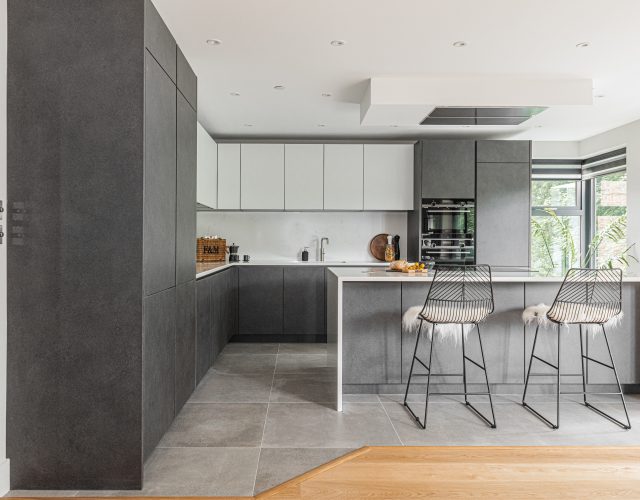 Contemporary Open Plan Apartment In Grey
