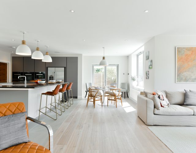 Open Plan Kitchen With Feature Island