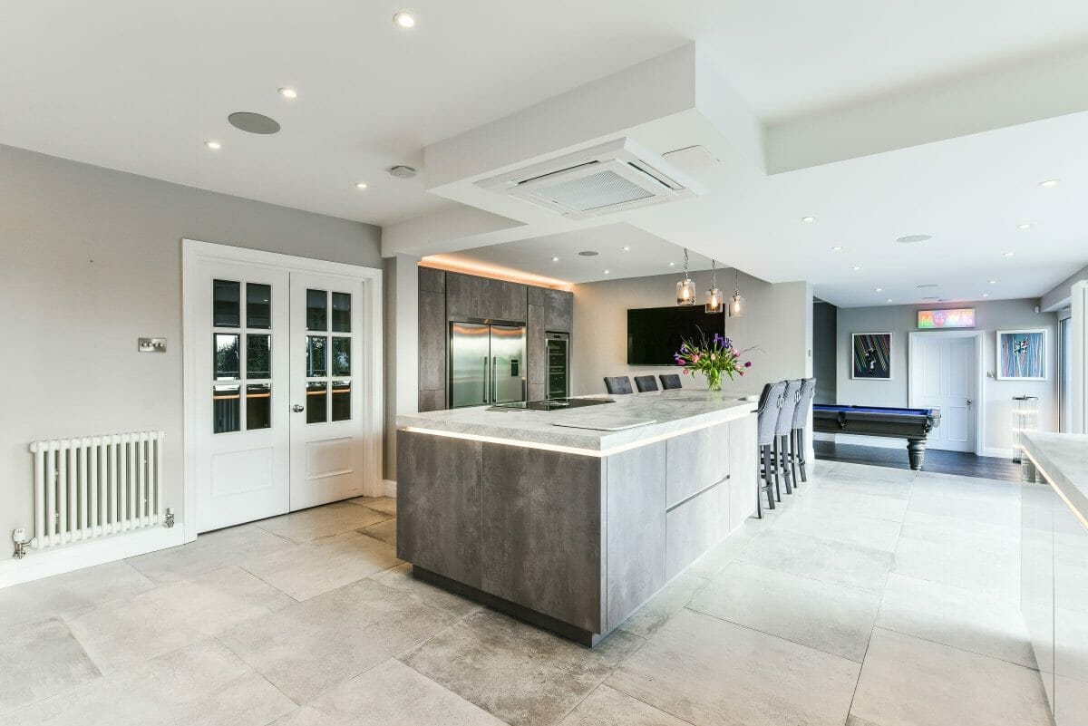 Contemporary Concrete Kitchen