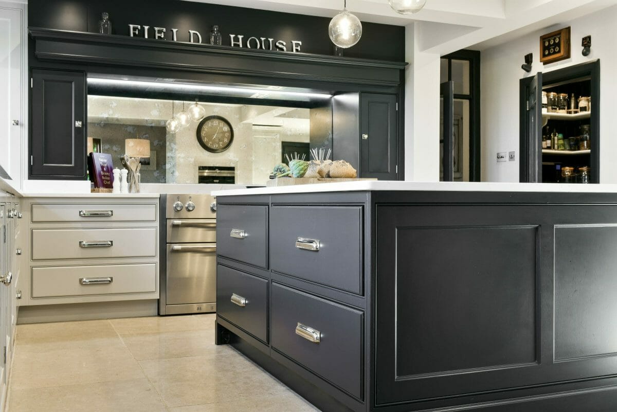 Modern Painted Country Kitchen