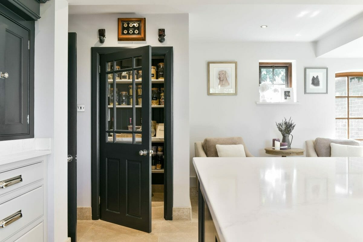 Modern Painted Country Kitchen