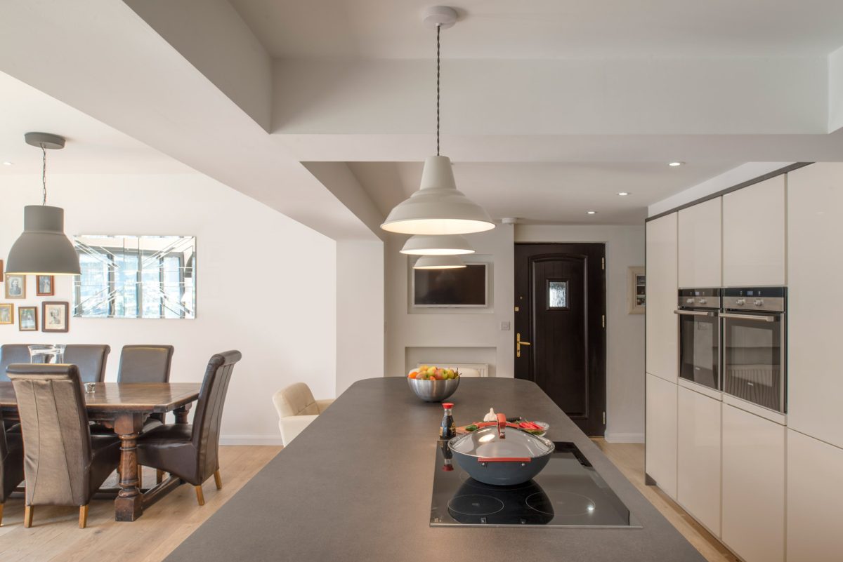 Two-tone German kitchen, detail 6