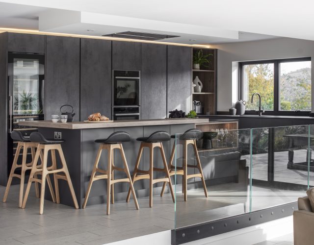 Matt Graphite Handleless Kitchen