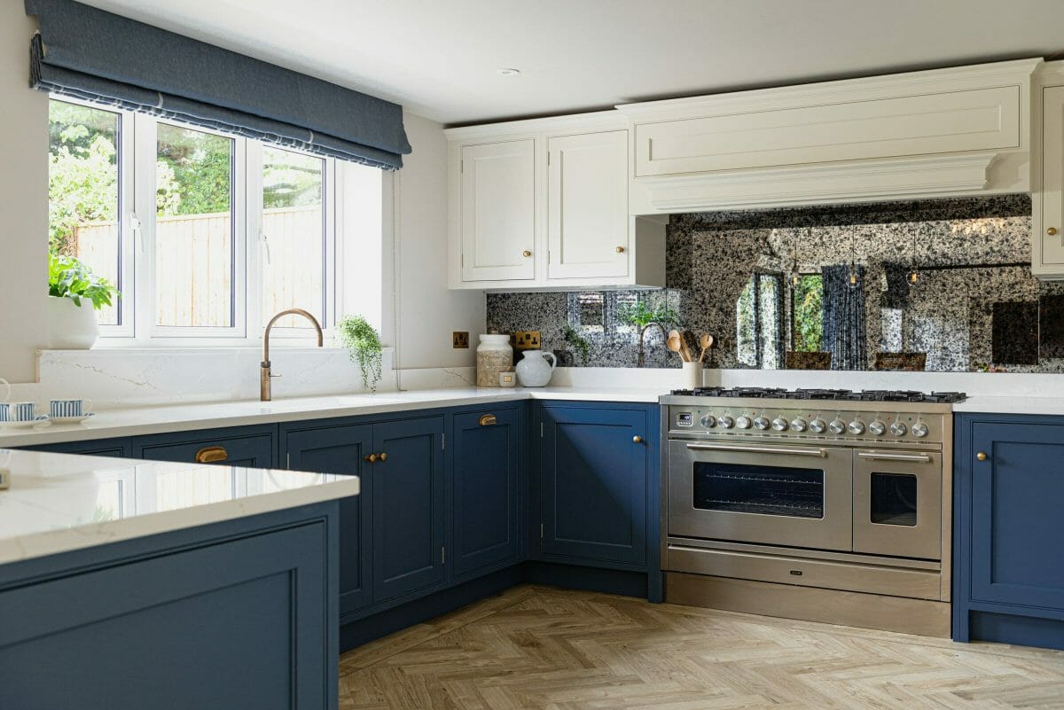 Classic Blue and Cream Shaker Kitchen