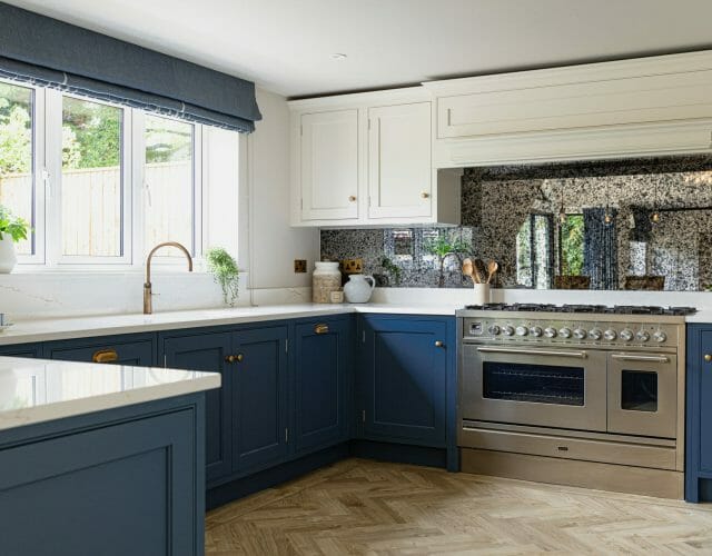 Classic Blue and Cream Shaker Kitchen