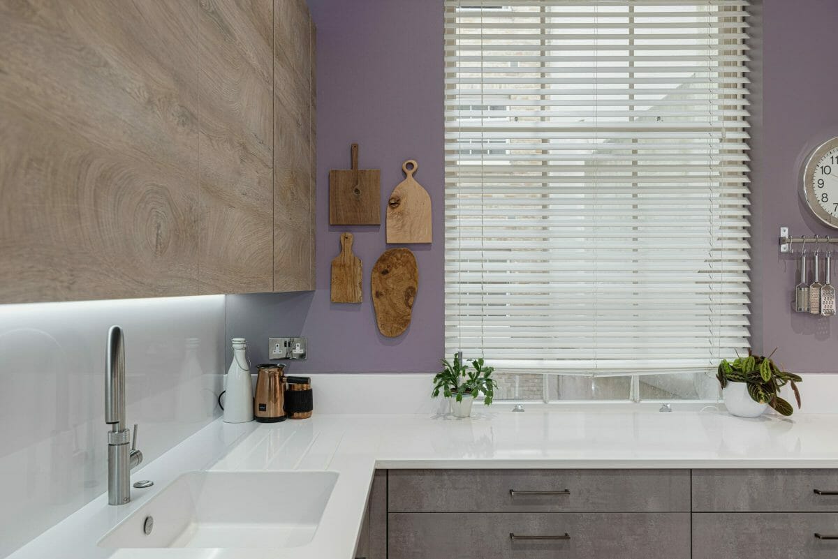 Modern Victorian Kitchen With Concrete Finish