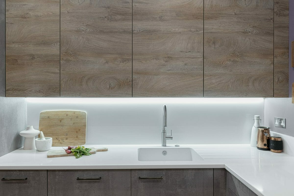 Modern Victorian Kitchen With Concrete Finish