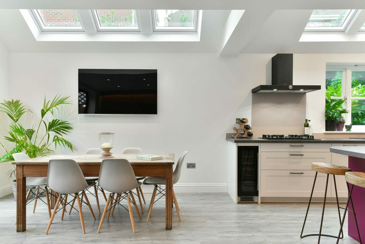 Colourful Island Kitchen