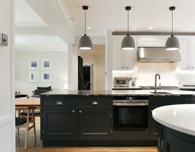 Dark Shaker Kitchen