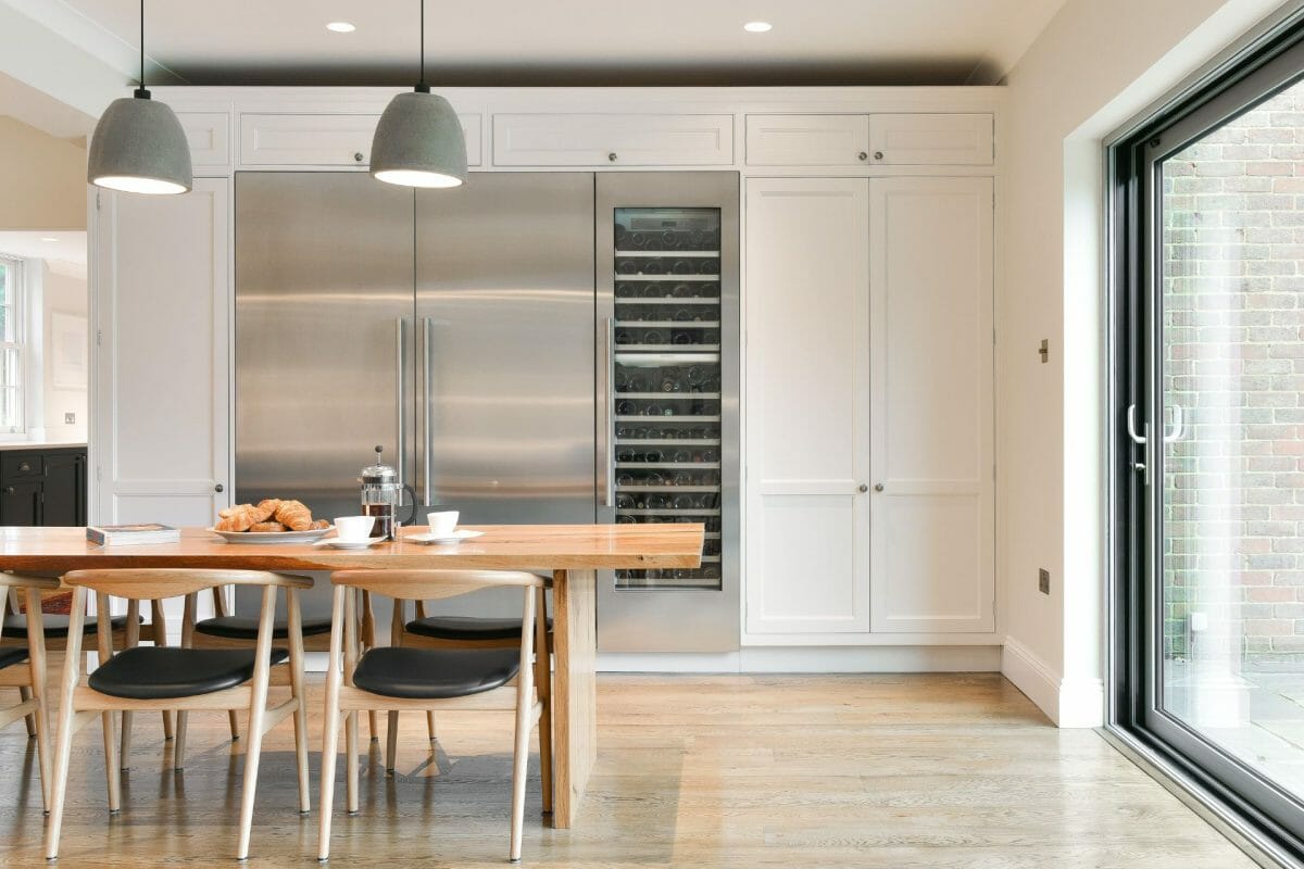 Fridge with Wine Cooler
