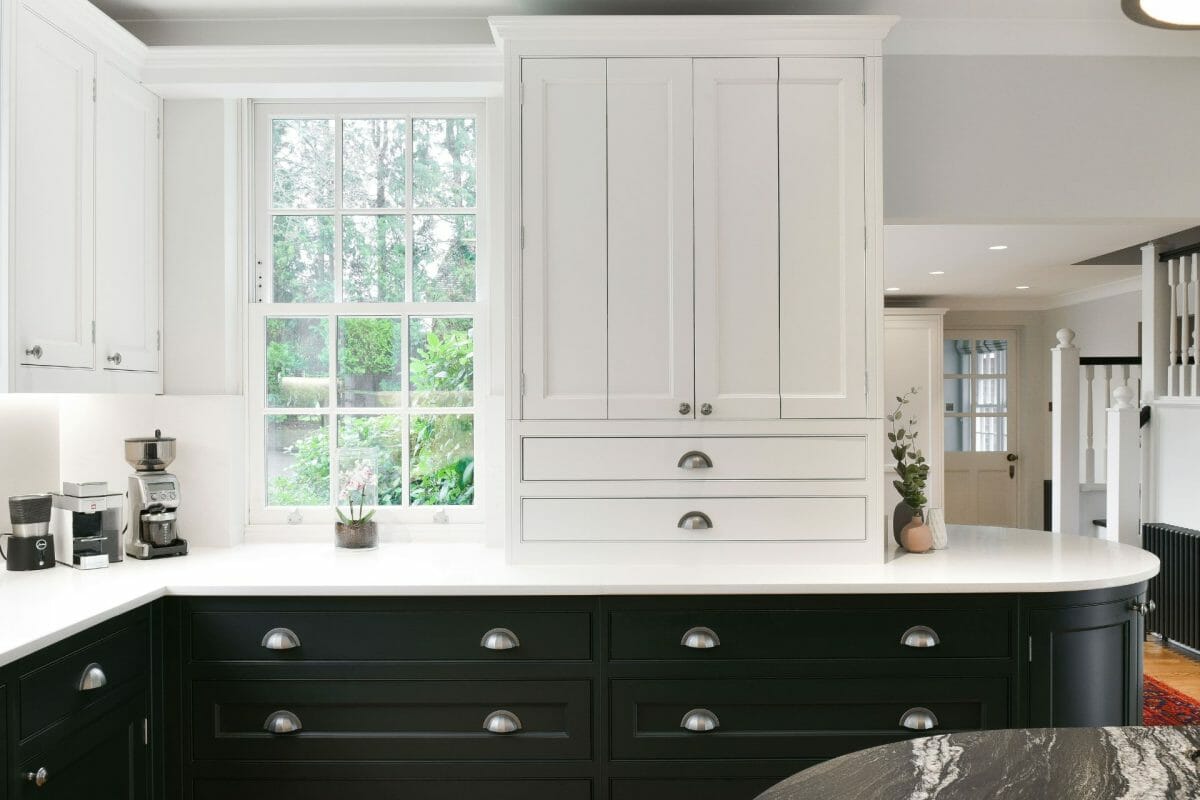 Monochromatic Shaker Cabinetry
