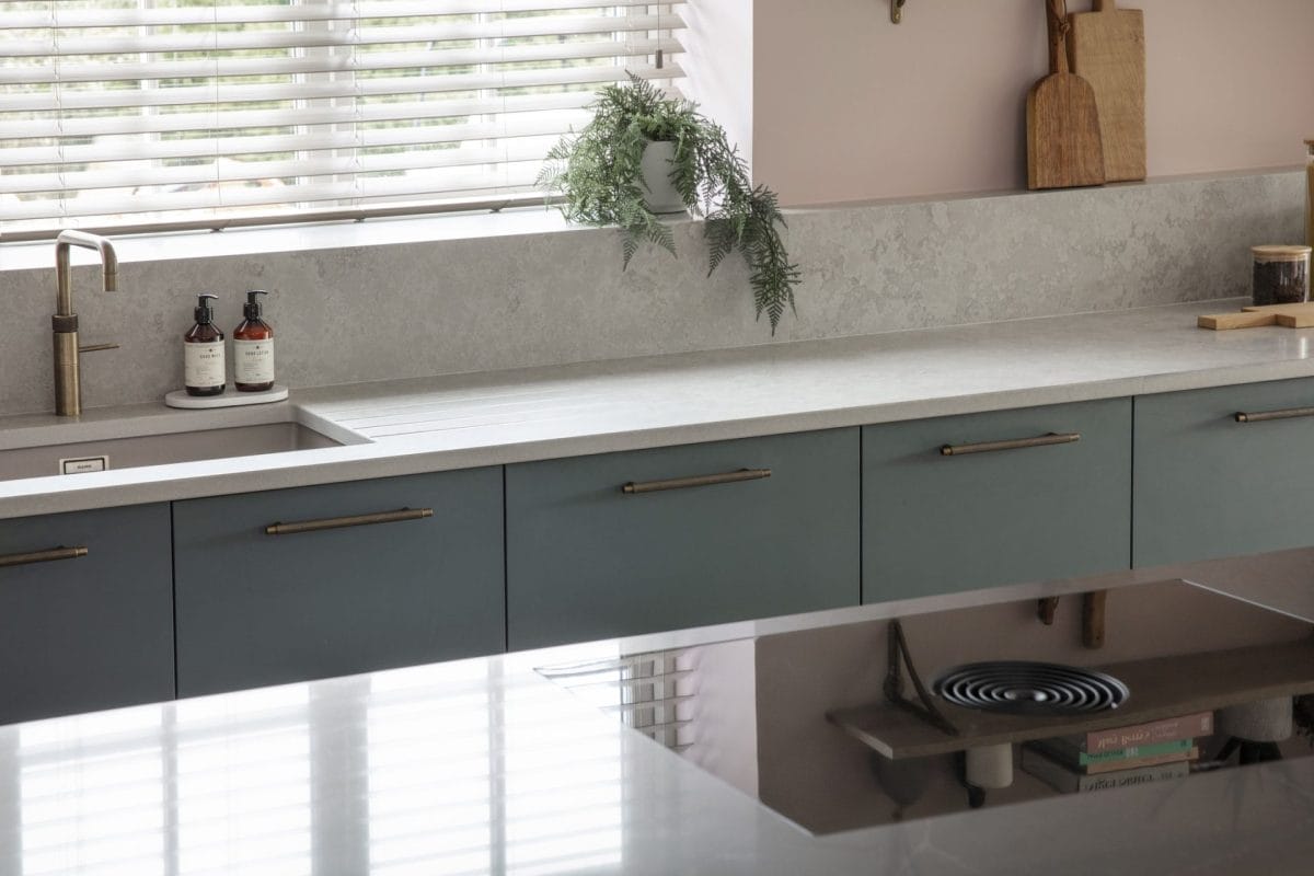 Deep Green Luxe modern kitchen