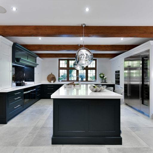 Grand Shaker Kitchen in Dark Blue