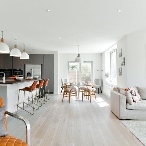 Open Plan Kitchen With Feature Island Open Plan Kitchen With Feature Island