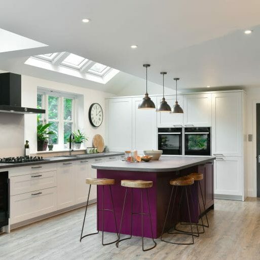 Colourful Island Kitchen Colourful Island Kitchen