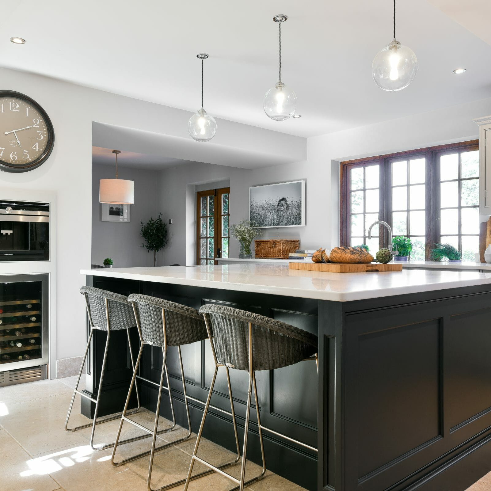 Modern Painted Country Kitchen